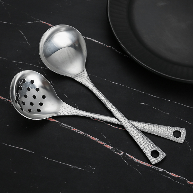 Thìa muỗng vá mui chất liệu inox không gỉ cao cấp phù hợp ăn lẩu và các món nước