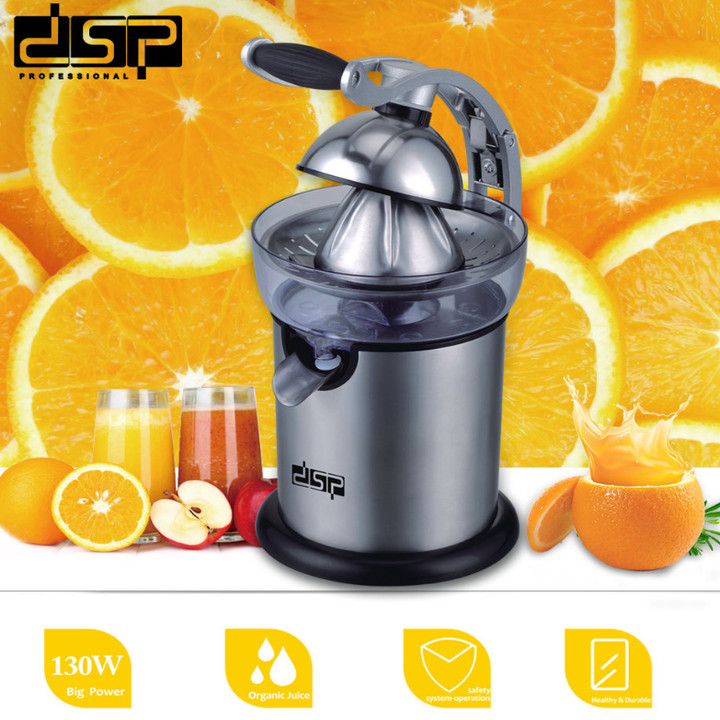 Máy vắt cam cao cấp DSP Công suất 130W, Dung tích 1000ml, trọng lượng 3kg, Chất liệu Inox 304 - Hàng nhập khẩu