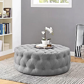 Ghế đôn tròn phòng khách Juno Sofa HFC-GDT02-10 cao cấp