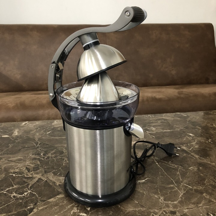 Máy vắt cam cao cấp DSP Công suất 130W, Dung tích 1000ml, trọng lượng 3kg, Chất liệu Inox 304 - Hàng nhập khẩu
