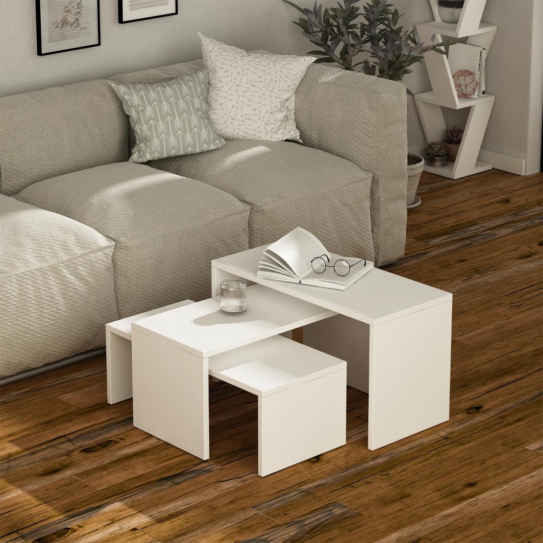 Bàn sofa phòng khách kiểu dáng thanh lịch SMLIFE Carey