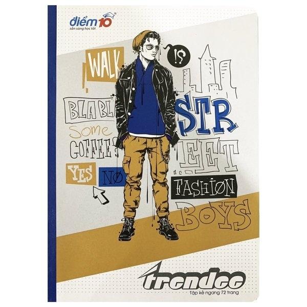 Combo 5 Tập Trendee Kẻ Ngang 72 Trang ĐL 60g/m2 - Thiên Long NB-081 (Mẫu Màu Giao Ngẫu Nhiên)