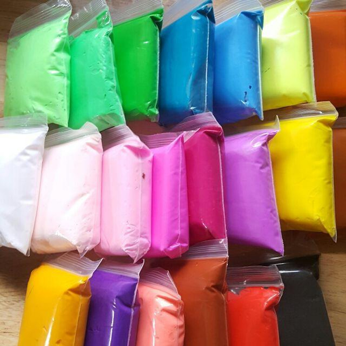 Đất Sét Tự Khô, Đất Nặn 36 Màu, Siêu Nhẹ, Chất Liệu An Toàn, Tặng Kèm Bộ Dụng Cụ