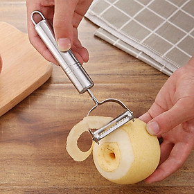 Combo Dụng cụ gọt nạo vỏ trái cây, củ quả inox