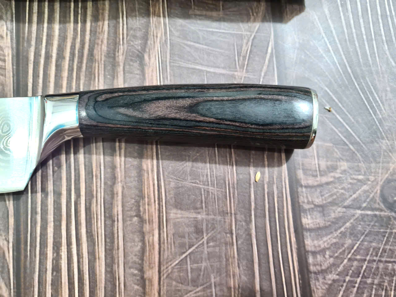 DAO - DAO BẾP NHẬT BẢN SANTOKU THÉP DAMASCUS MÃ A10 DT116 nt topcomshop vn
