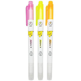 Vỉ 3 Bút Dạ Quang Pokemon - Plus 600-V024
