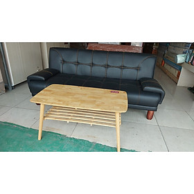 Sofa giường da xuất Nhật Juno Sofa Giường 1m8 x 1m1 x cao 45 cm ( Tặng bàn gỗ tự nhiên 50 x 100 cm )