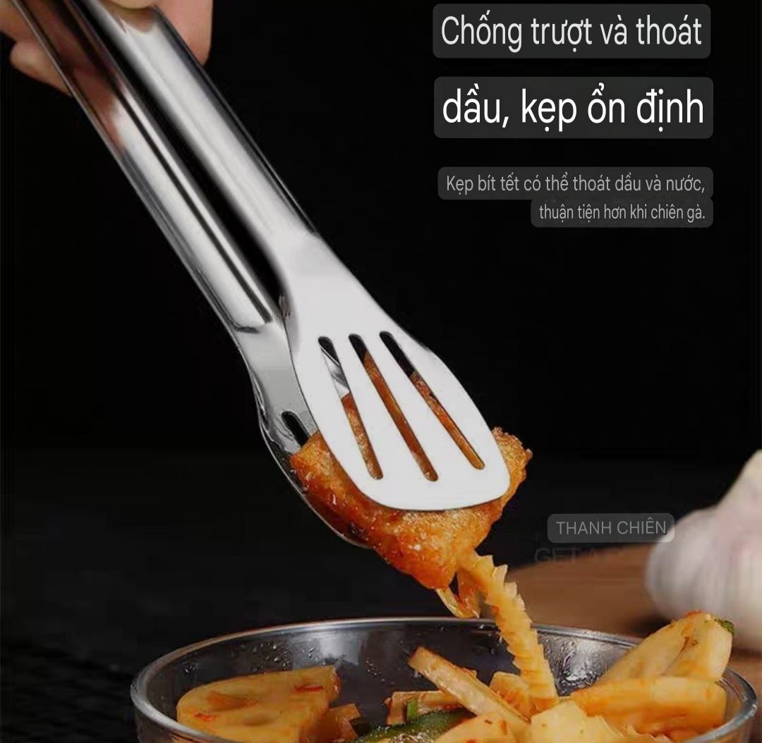 Kẹp Gắp Inox - 24cm
