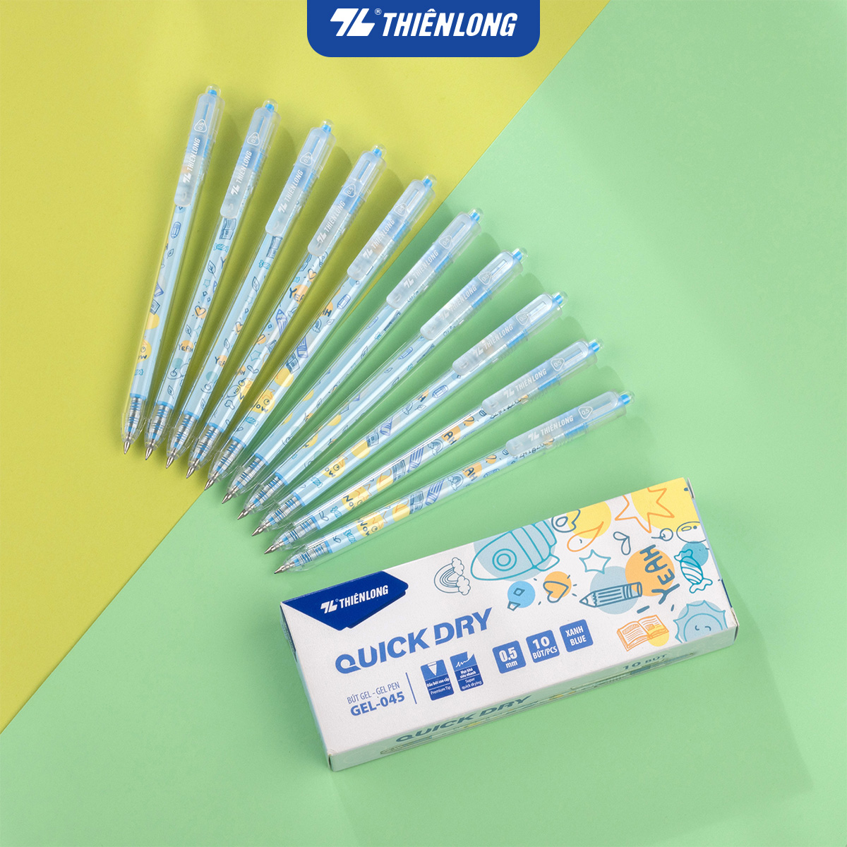Combo 20 Bút gel Quick Dry Thiên Long GEL-045