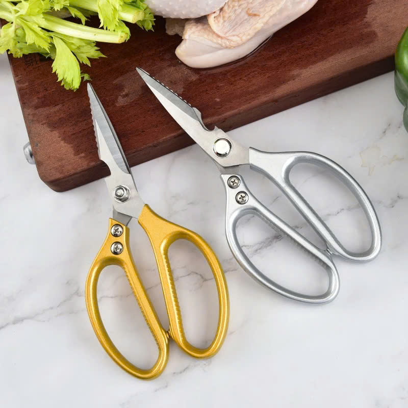 Kéo Thép Đa Năng Nhật Bản, Size Lớn, Chất Liệu Thép Cao Cấp Không Gỉ Kéo Cắt Gà Kéo Nhà Bếp Cắt Vải Cắt Giấy - Giao Màu Ngẫu Nhiên