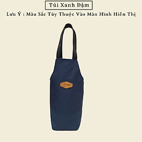 Túi Vải 2 Lớp Đựng Ly Giữ Nhiệt Giành Cho Ly Có Tay Cầm 1250ml - Hàng May Thủ Công