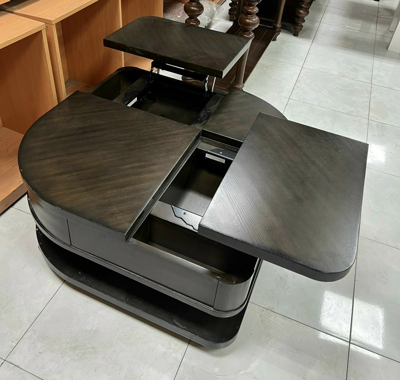 Bàn trà sofa thông minh Juno Sofa Ngang 92 x Sâu 92 x Cao 46cm
