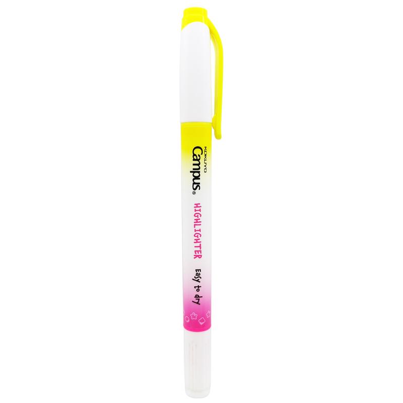 Bút Dạ Quang 2 Đầu Mực Neon Campus DHL-NE-YPK - Vàng, Hồng