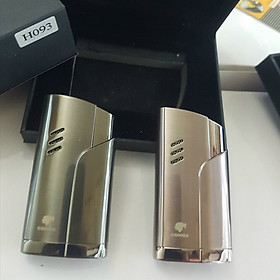 Vỏ Hột Quẹt Bật Lửa khò 3 tia cực mạnh H093 kiêm đục đẹp độc lạ - dùng gas cao cấp
