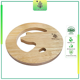 Đế (Rế) lót nồi hình heo | Gỗ Đức Thành 09921 | Tiện dụng, chắc chắn, chịu nhiệt | Hàng Việt Nam chất lượng cao