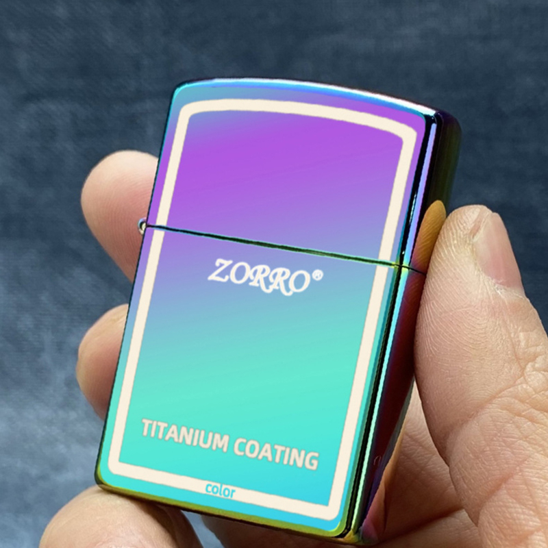 Vỏ Hột Quẹt Bật Lửa Xăng Đá Zorro Z91791 Phủ Ngoài Chất Liệu Titanium Chống Rỉ Sét Tốt Nắp Giữ Xăng Khít