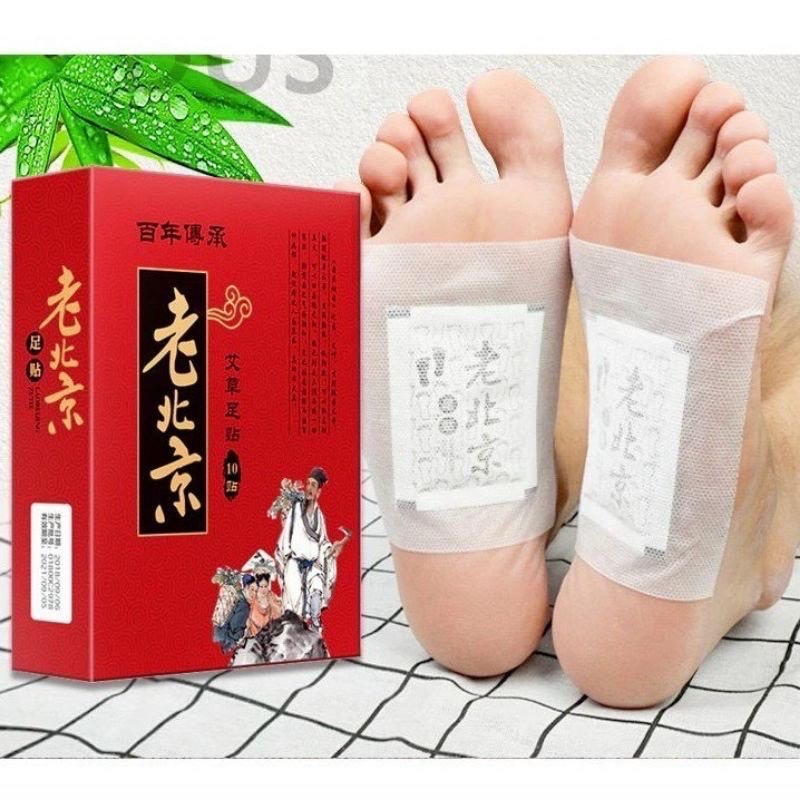 Hộp cao dán 50 miếng dán thải độc chân ngải cứu thải các chất độc qua gan bàn chân