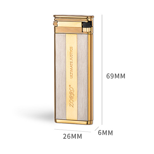 Vỏ Hộp Quẹt Bật Lửa Gas Đá Zorro Z-641 Siêu Mỏng Họa Tiết Đẹp Độc Lạ - giao màu ngẫu nhiên