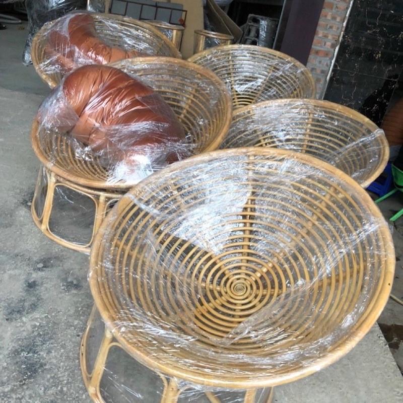 ghế papasan thư giãn mây thật