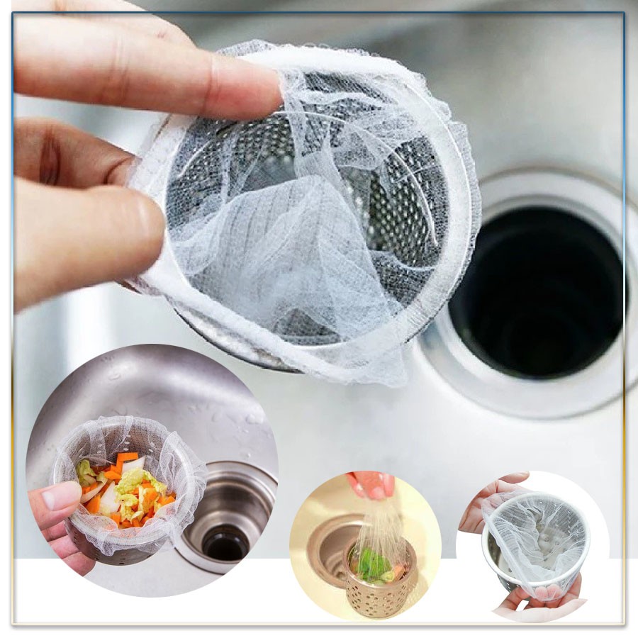 Combo 300 túi lọc rác bồn rửa bát