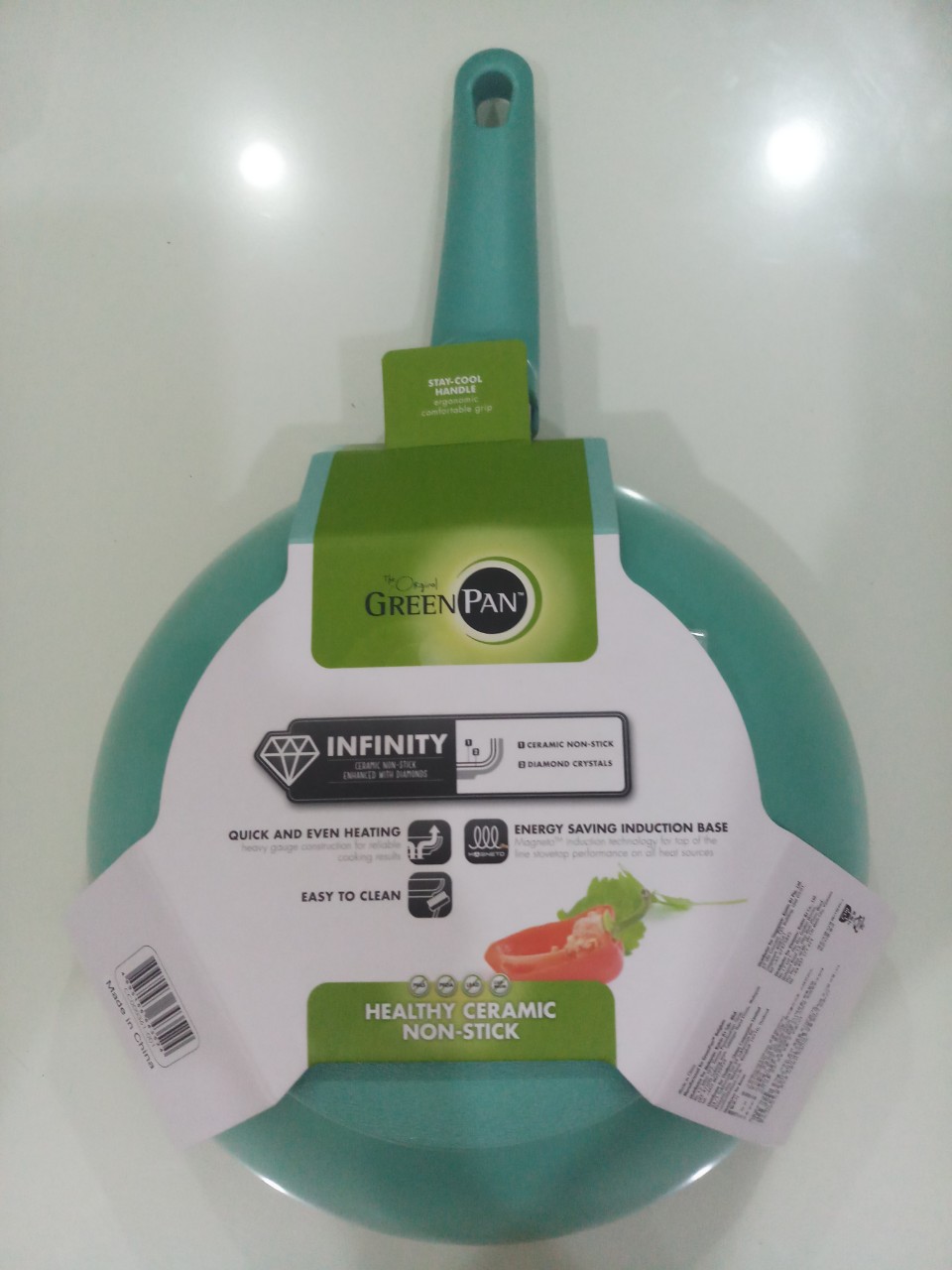 Chảo chống dính ceramic cao cấp GreenPan Cam.Tua 24cm sâu - 643524