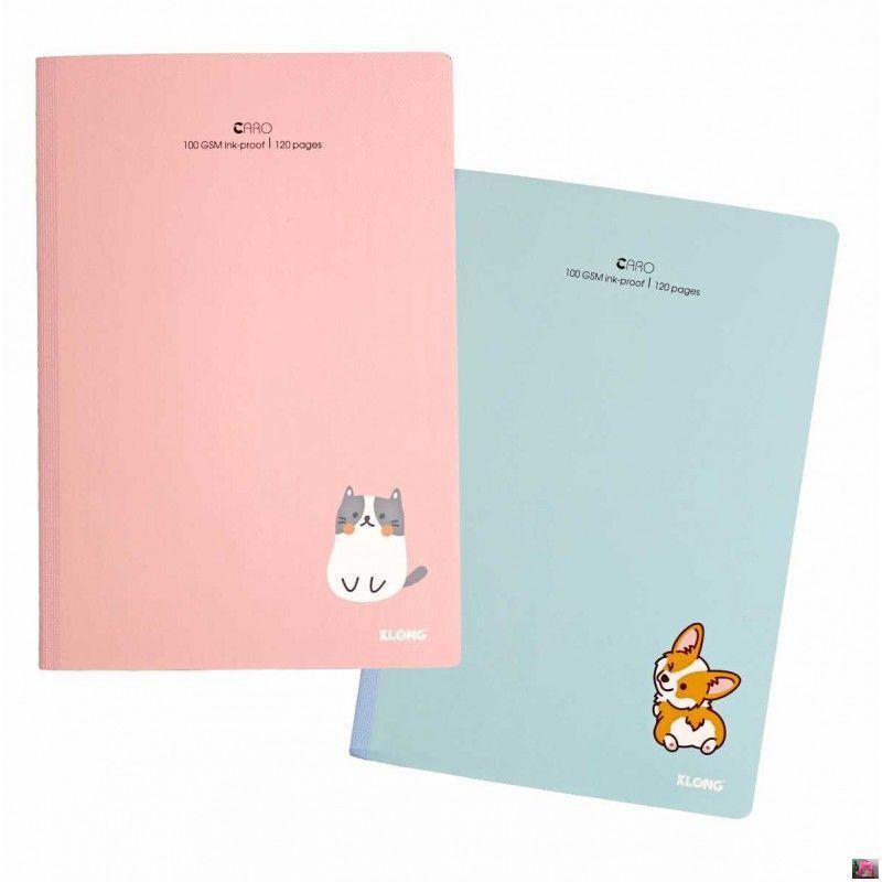 Vở may dán gáy Caro B5 - 120 trang; MS: 835