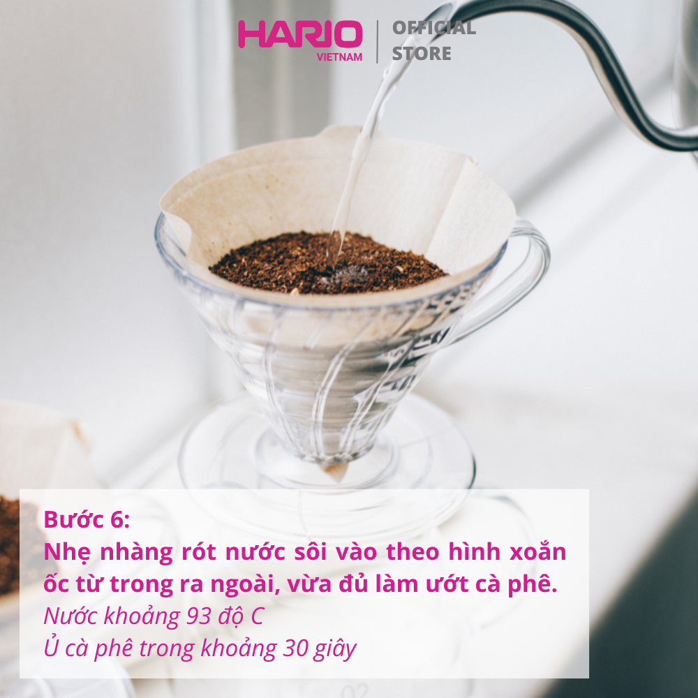Giấy lọc cà phê Hario 100 cái (V60-VCF-01-100W)