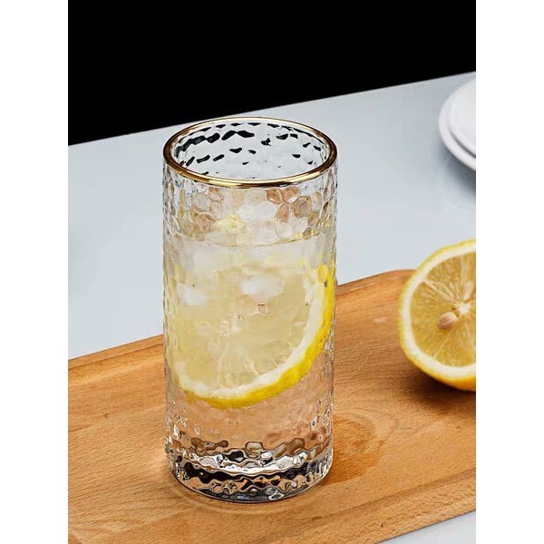 BỘ 6 LÝ UỐNG NƯỚC THỦY TINH CHỊU NHIỆT CAO CẤP CRYSTAN DÁNG THẢNG - ANTH 448