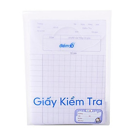 Giấy Kiểm Tra Điểm 10 5 Ôly Vuông - Thiên Long TP-GKT03