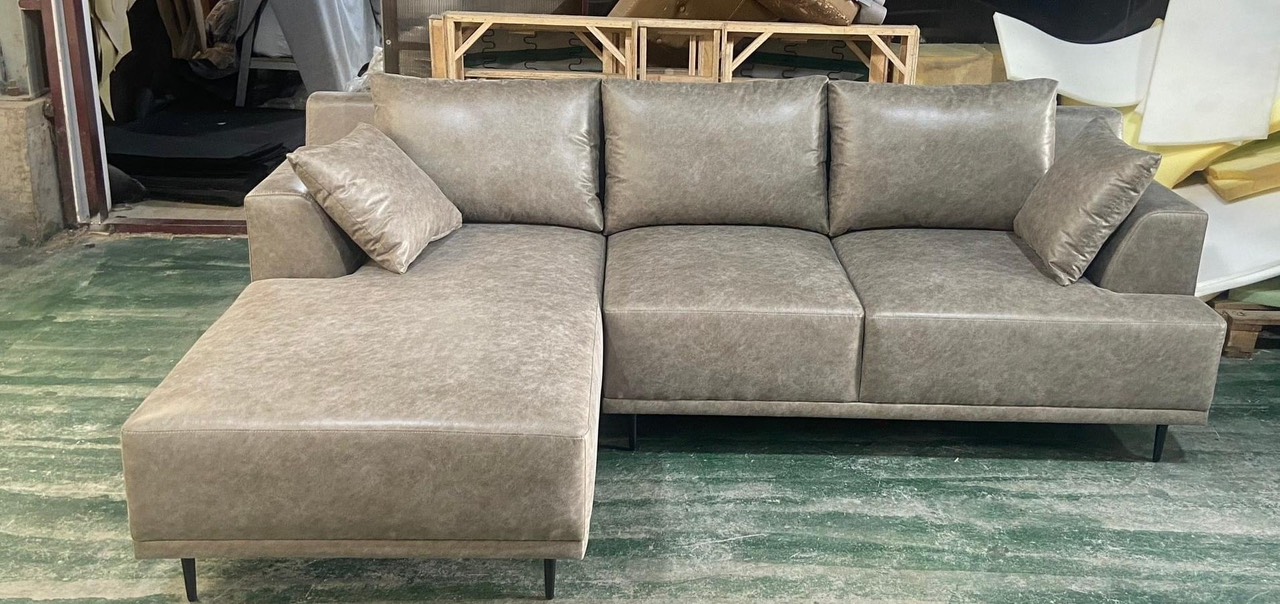 Sofa da góc L Buffalo Juno Sofa kích thước 2m6 x 1m6