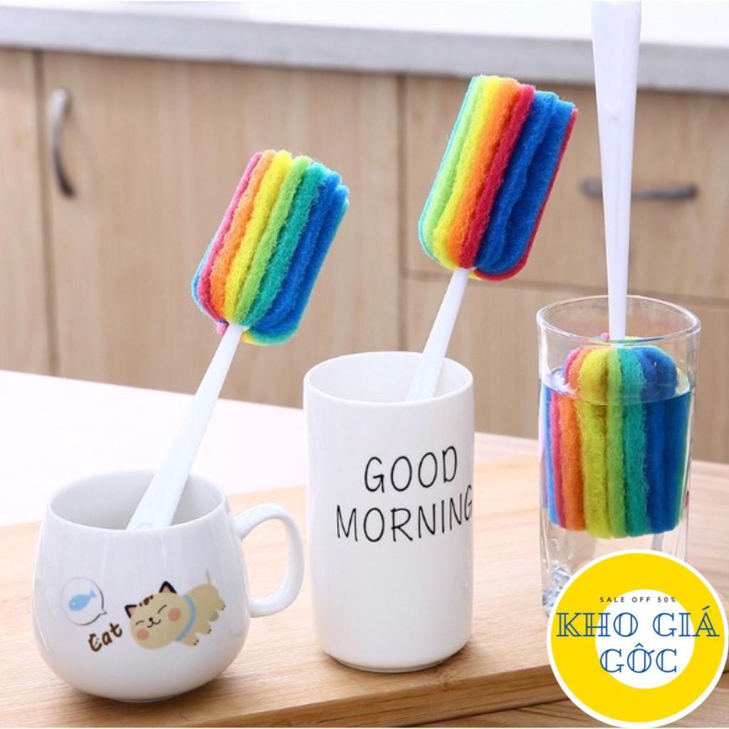 CÂY CỌ RỬA CỐC CHÉN BÌNH SỮA CỌ LY ( 7 MÀU)