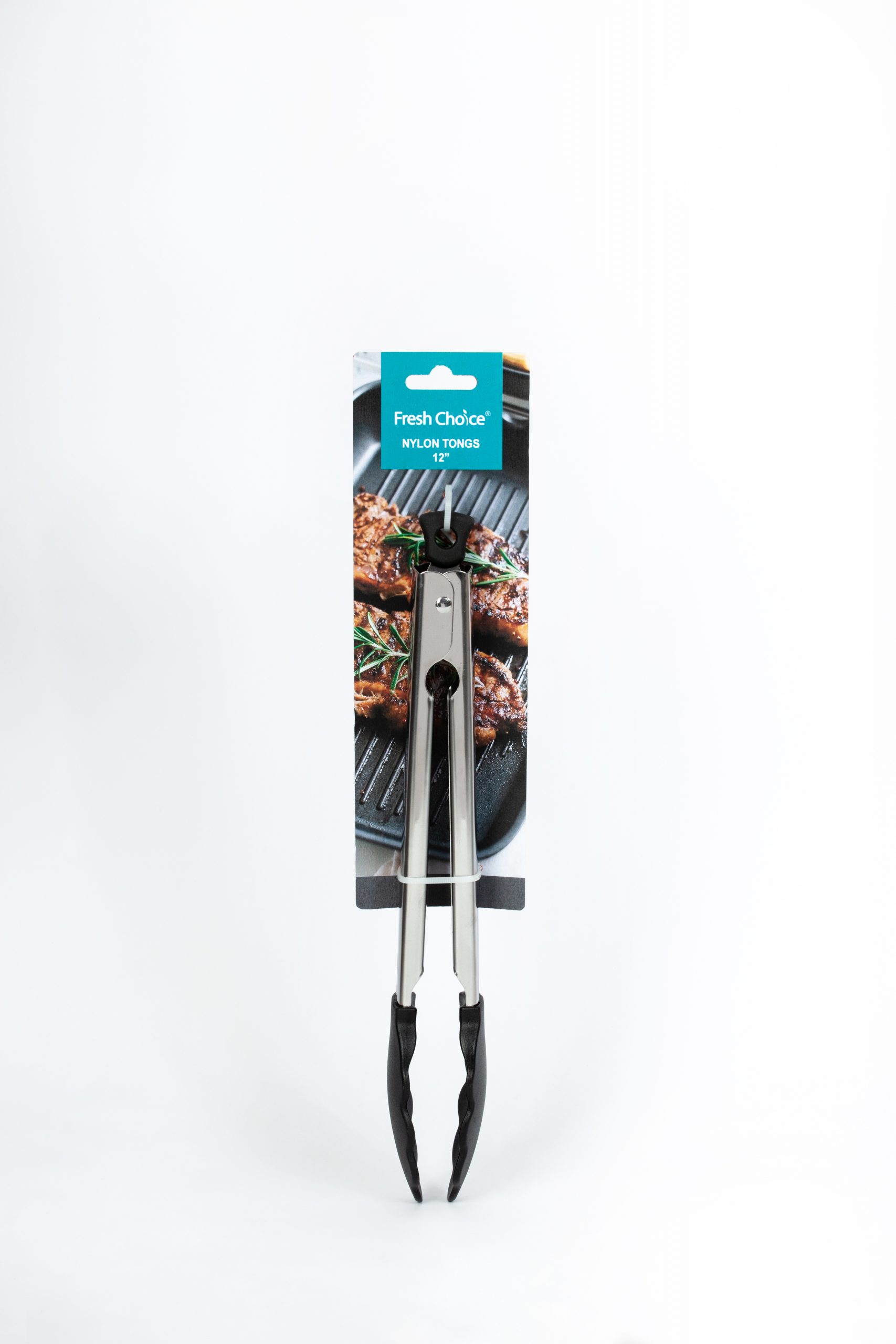 Kẹp gắp thức ăn màu đen 28cm Fresh Choice
