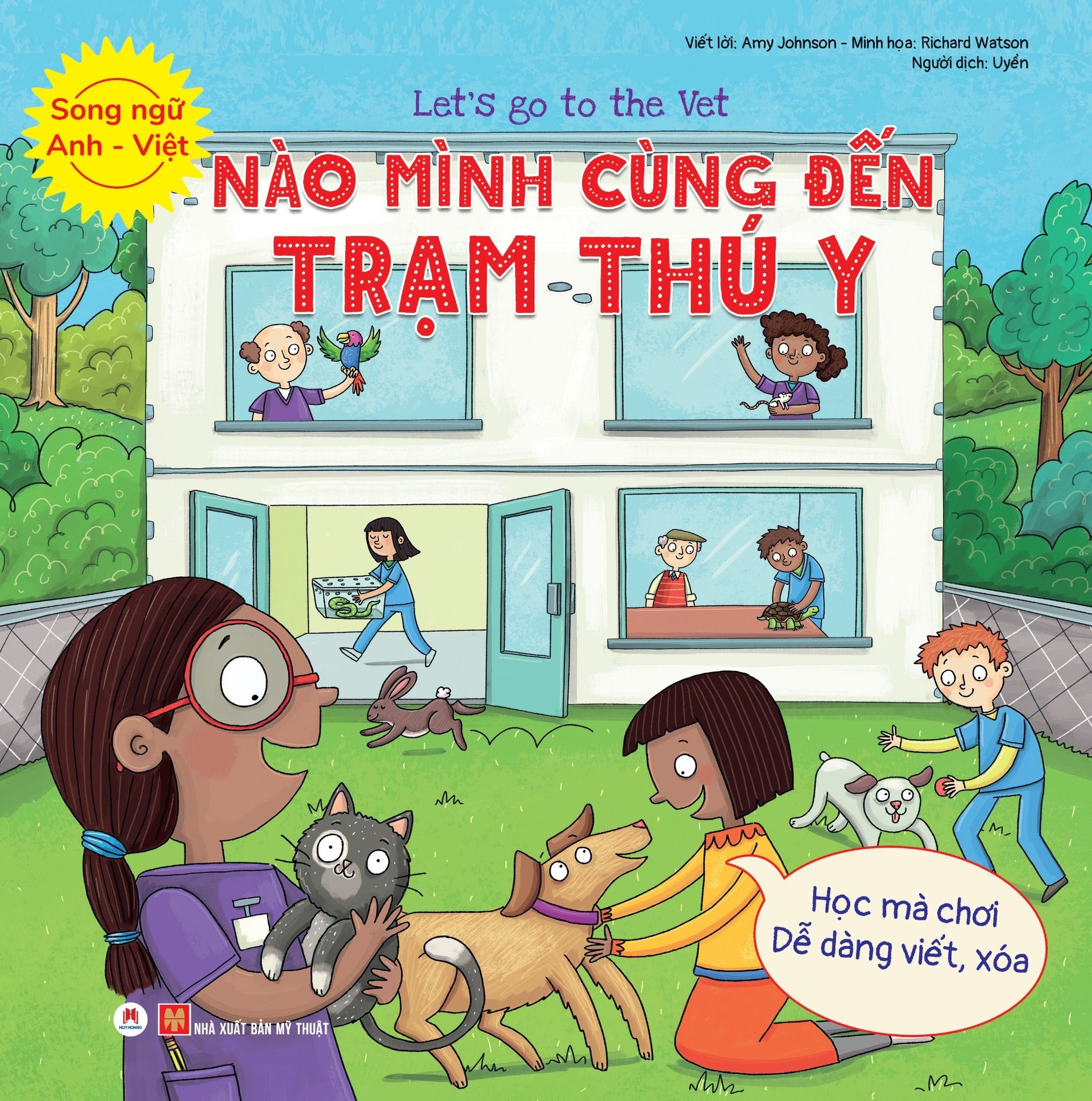 Sách- Song Ngữ Anh Việt, Nào Mình Cùng Đến Trạm Thú Y (Tái bản 2021)- 2HBooks