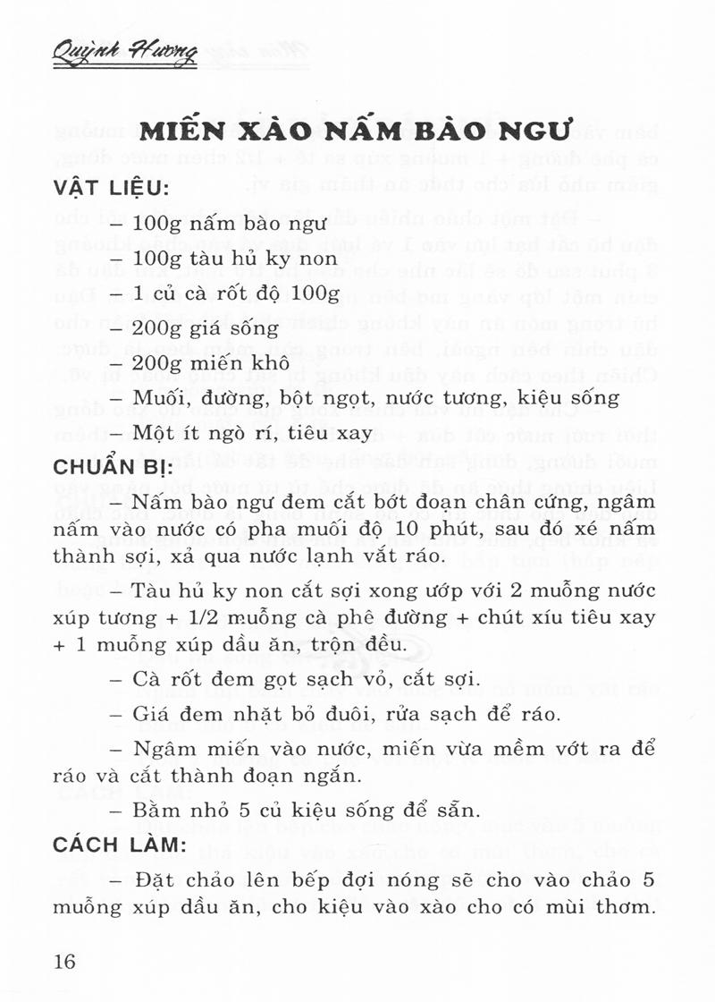 Món Chay Ngon, Dễ Làm (Tái Bản 2014)