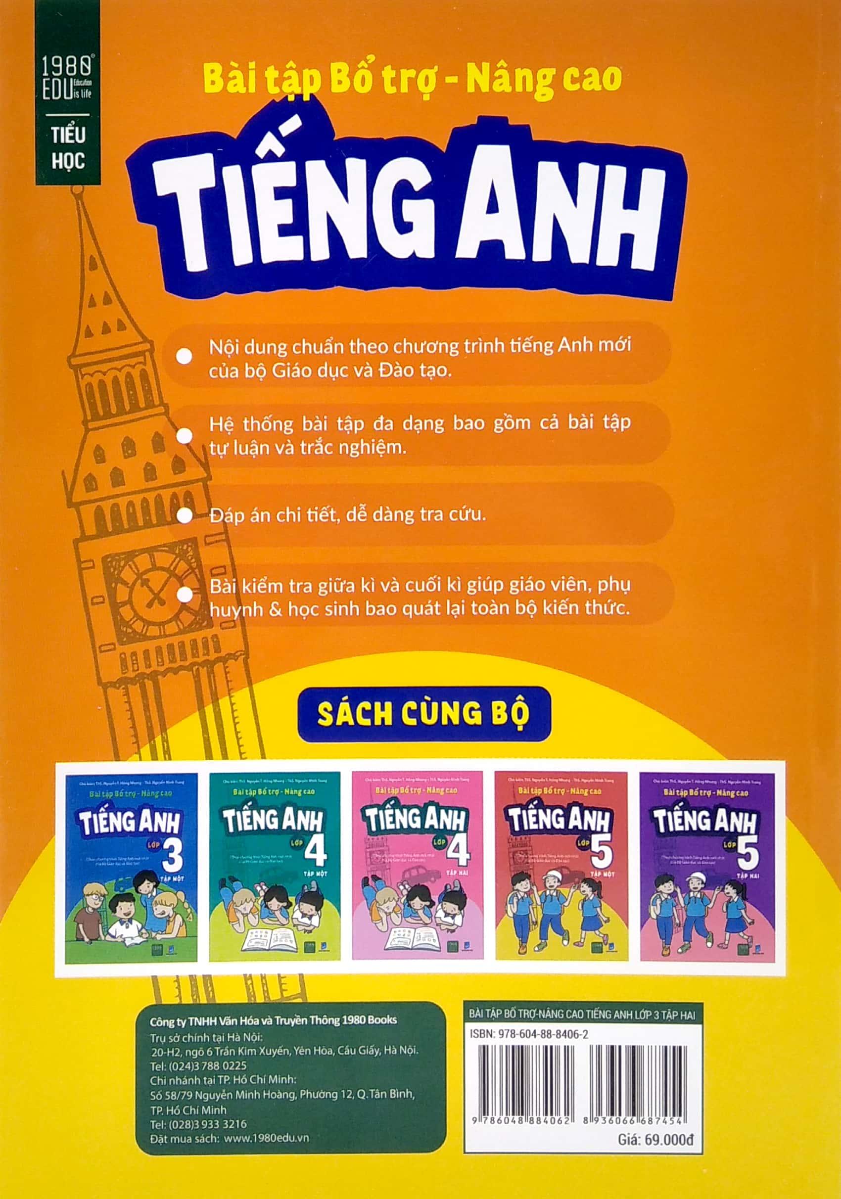Bộ Sách Tiếng Anh Lớp 3 Tập 2