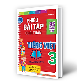 Sách - Phiếu bài tập cuối tuần Tiếng Việt lớp 3