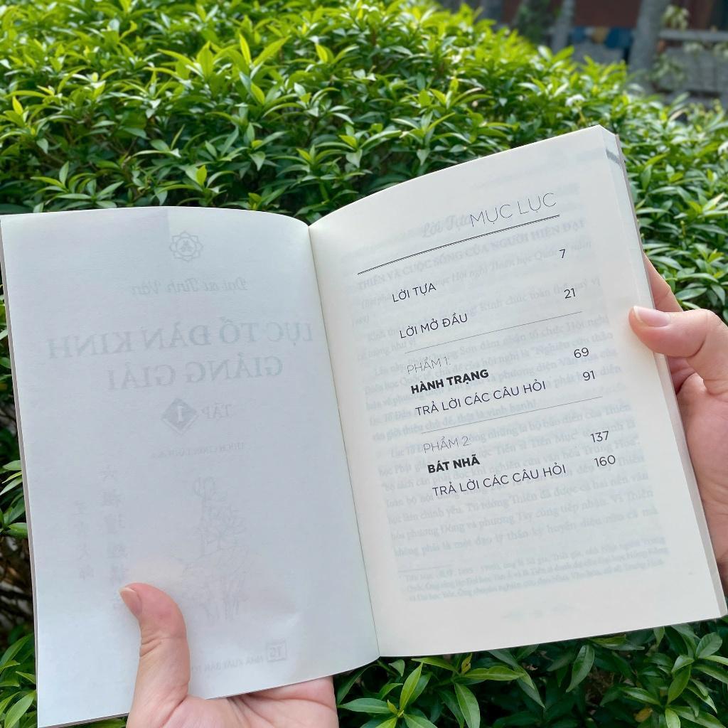 Sách - Hộp Sách Lục Tổ Đàn Kinh Giảng Giải - Đại Sư Tinh Vân - Vĩnh Nghiêm Books
