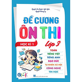 Đề Cương Ôn Thi Lớp 3 - Học Kì 1 - Bản Quyền