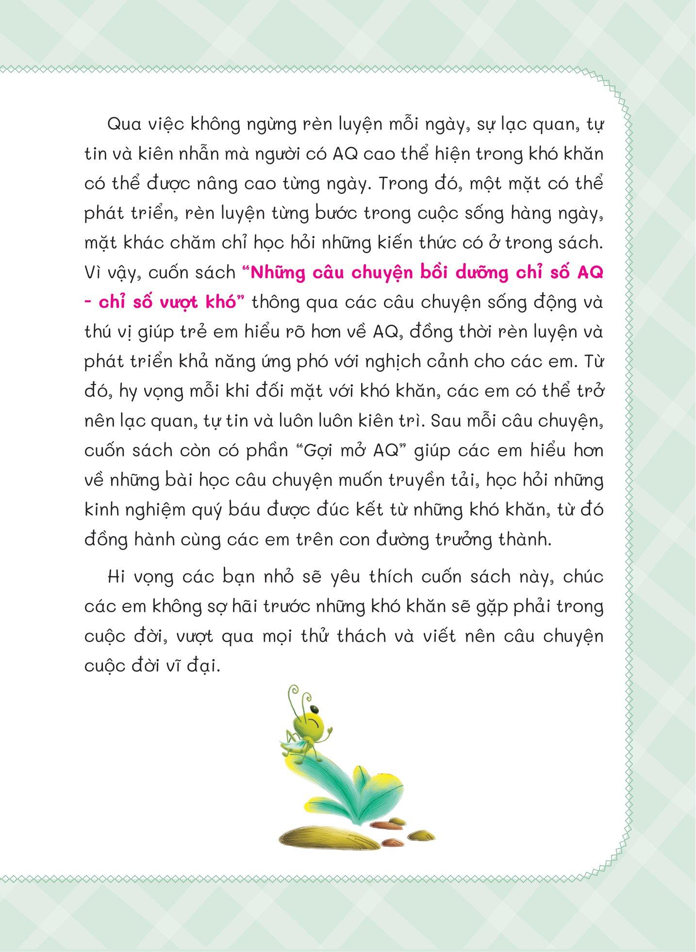 Những Câu Chuyện Bồi Dưỡng Chỉ Số - AQ - Chỉ Số Vượt Khó