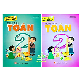 Sách - Combo Phát triển năng lực trong môn Toán lớp 2 (T1 + T2)