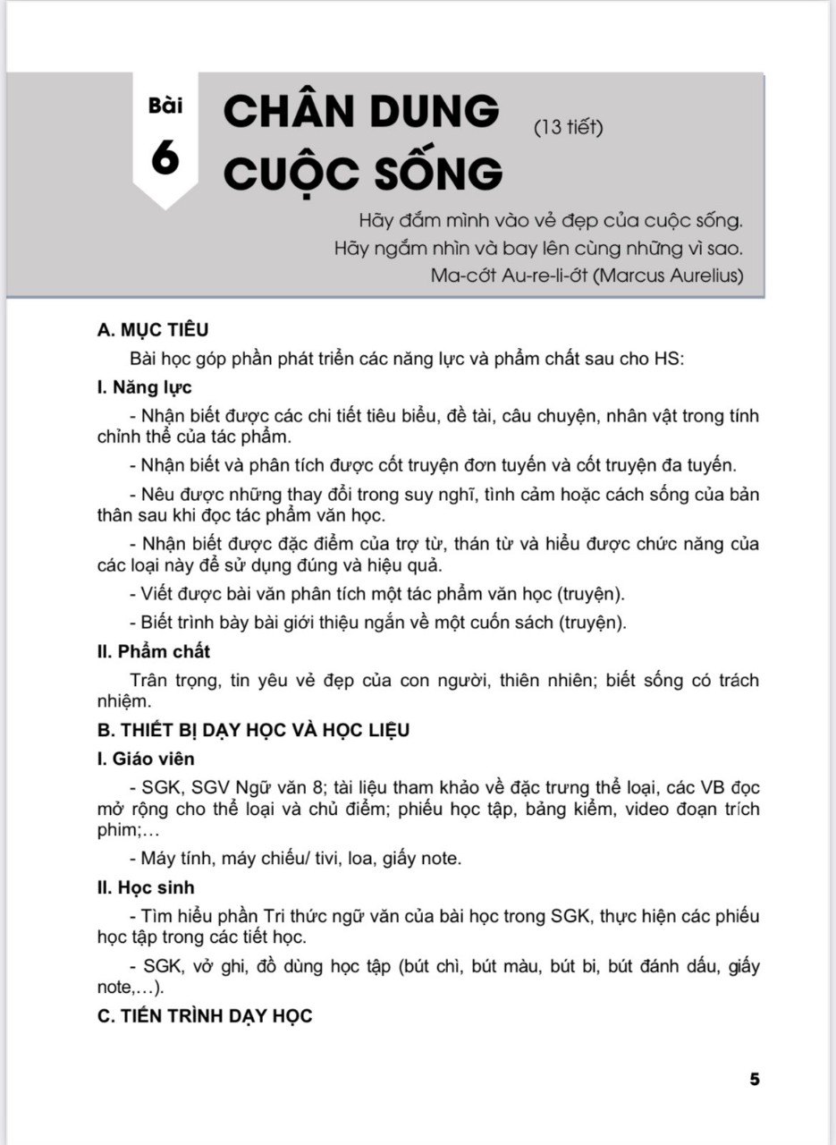 Sách - Kế hoạch bài dạy Ngữ Văn 8 (Kết nối tri thức với cuộc sống)