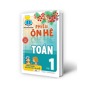 Sách - Phiếu ôn hè toán 1 ( giáo dục phổ thông mới )