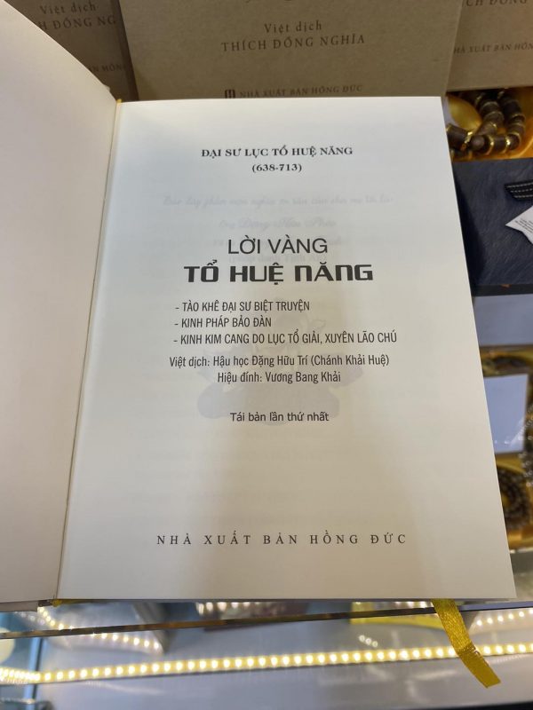 Lời vàng Tổ Huệ Năng (Bìa Cứng)