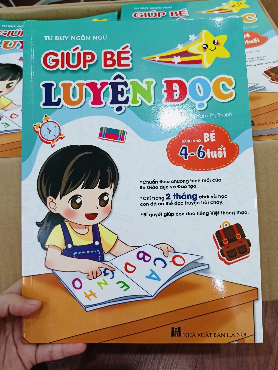 Sách- Giúp bé Luyện Đọc dành cho bé 4-6 tuổi (Giúp bé tự tin đọc Tiếng Việt thông thạo)