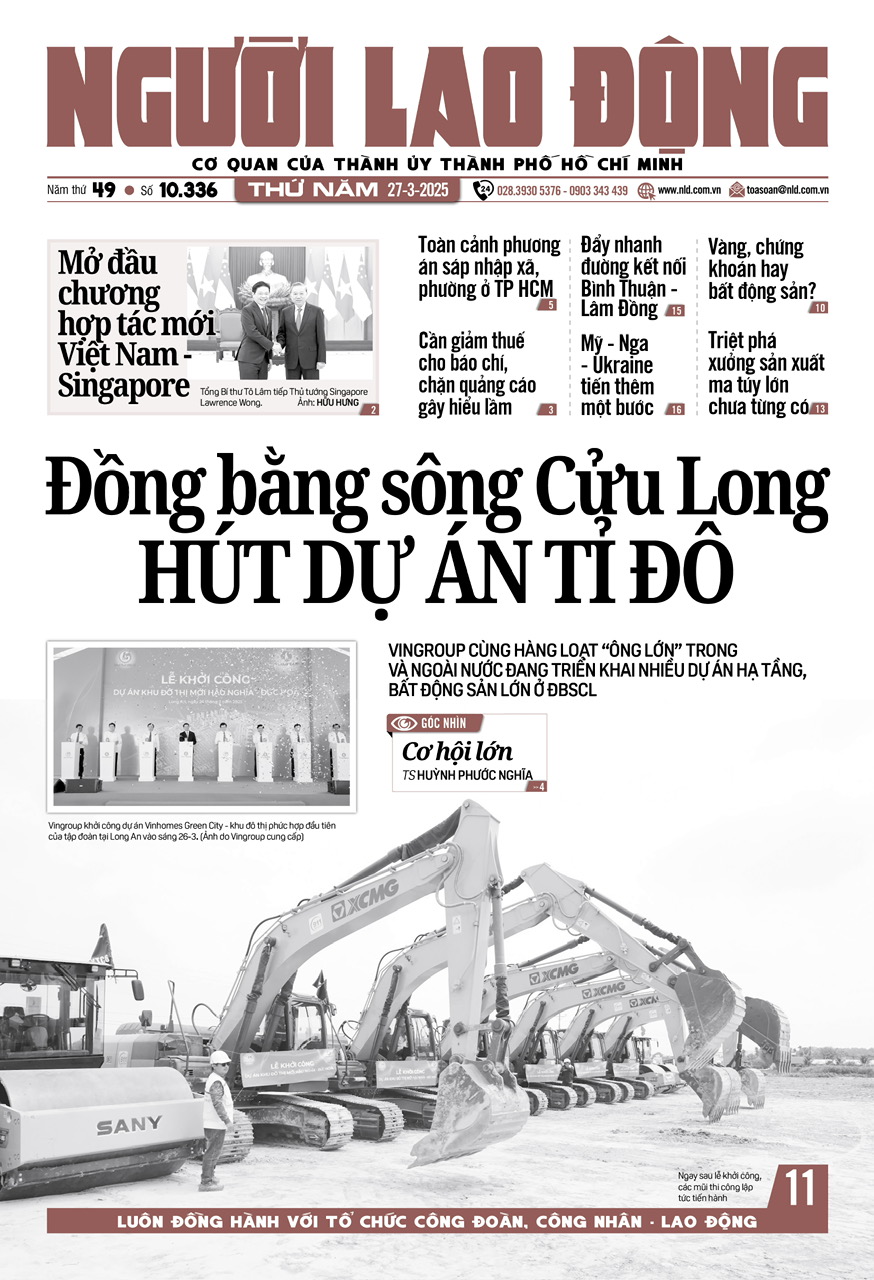Báo Người Lao Động từ ngày 24-03-2025 đến 30-03-2025
