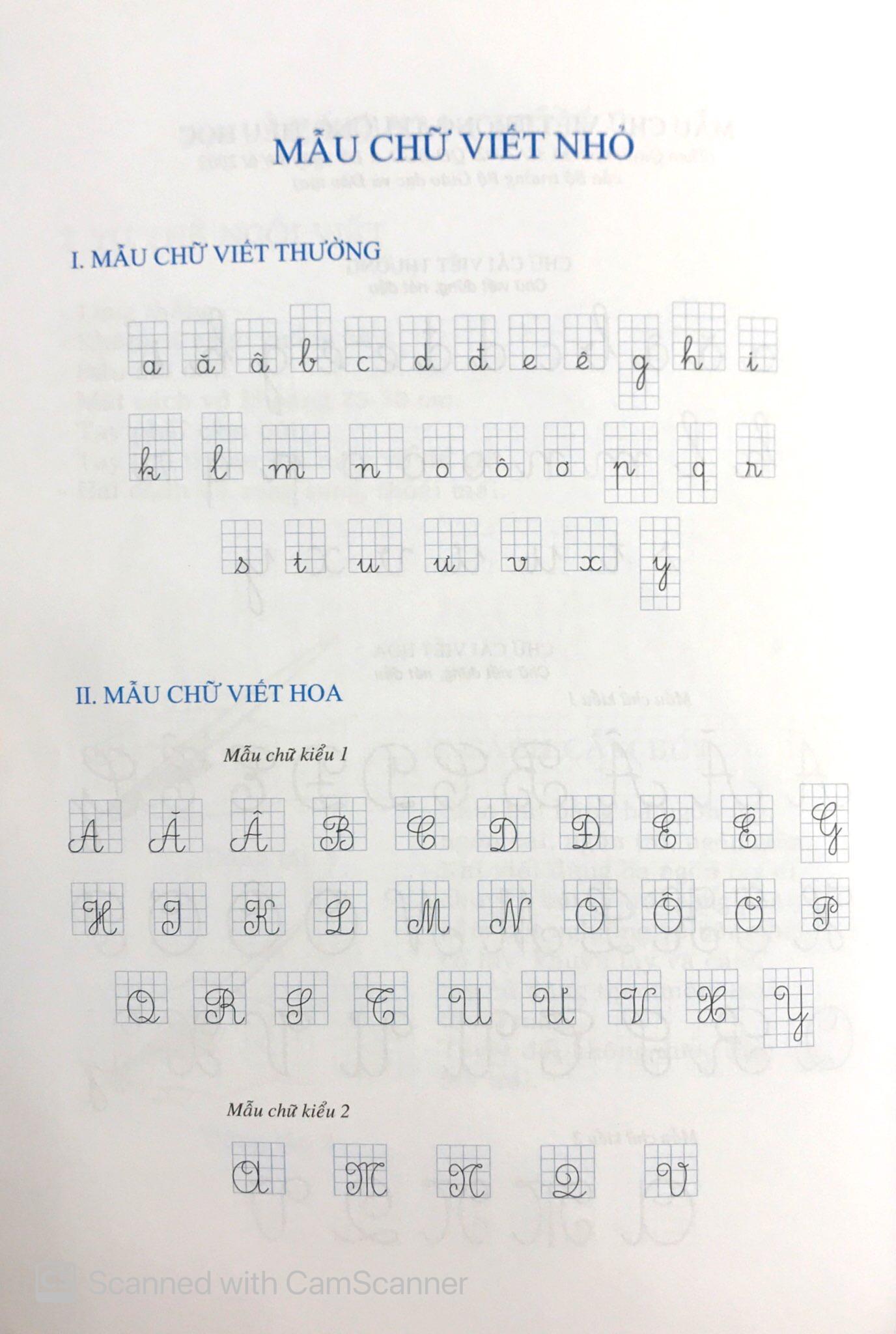 Thực Hành Viết Đúng, Viết Đẹp - Vần Lớp 1 - Tập 2