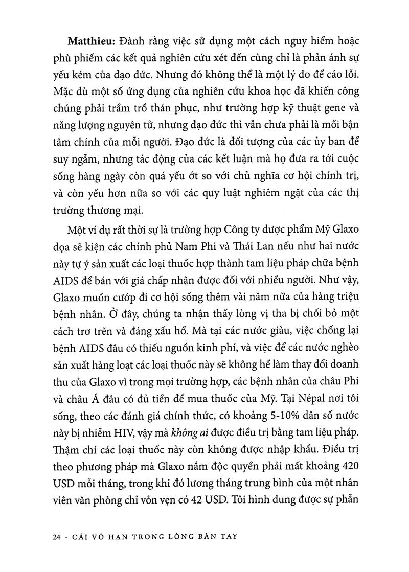 Khoa Học Khám Phá - Cái Vô Hạn Trong Lòng Bàn Tay (Tái Bản)