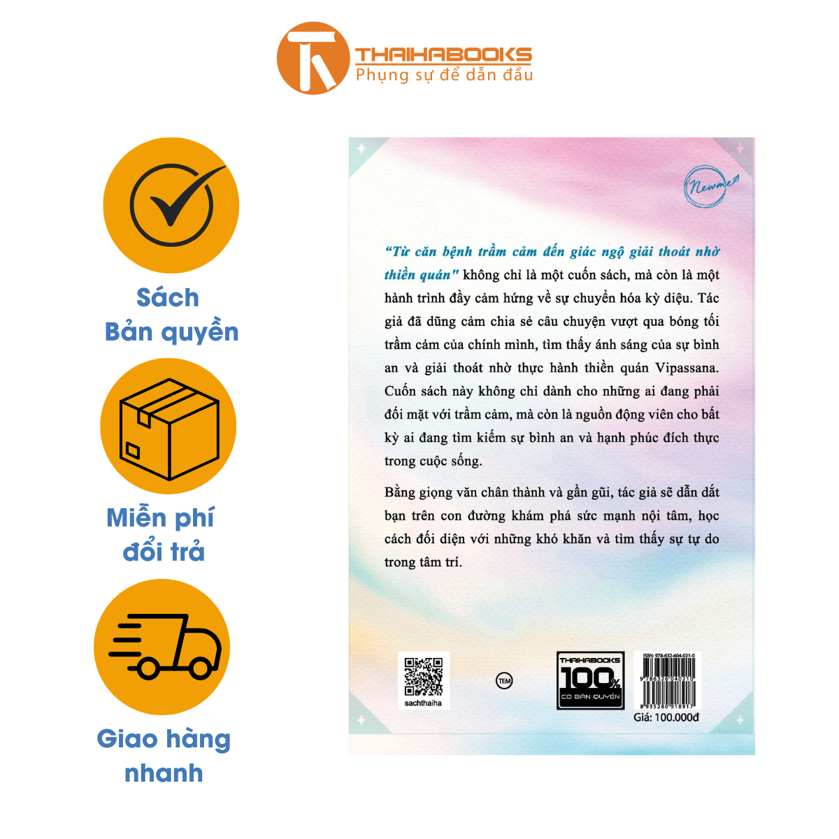 Sách - Từ căn bệnh trầm cảm đến giác ngộ giải thoát nhờ thiền quán