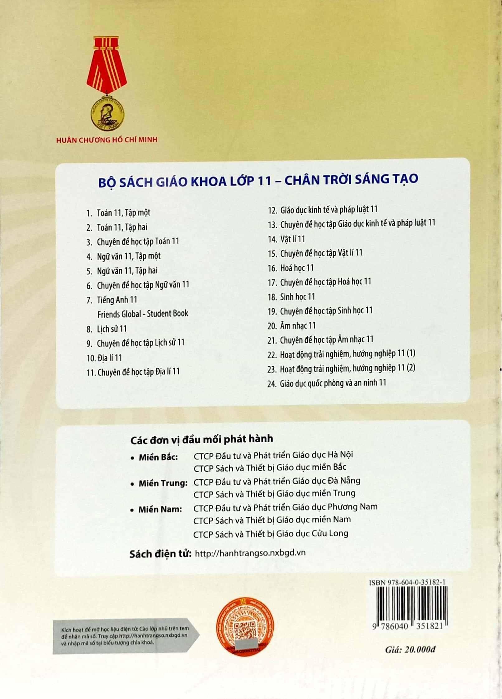 Hoá Học 11 (Chân Trời Sáng Tạo) (2023)