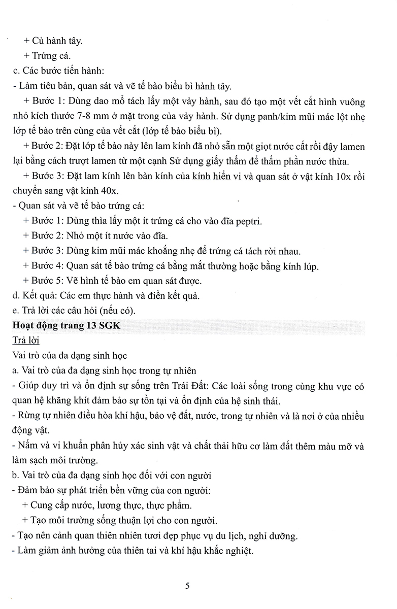 Hướng Dẫn Giải Bài Tập Khoa Học Tự Nhiên 7 - OP